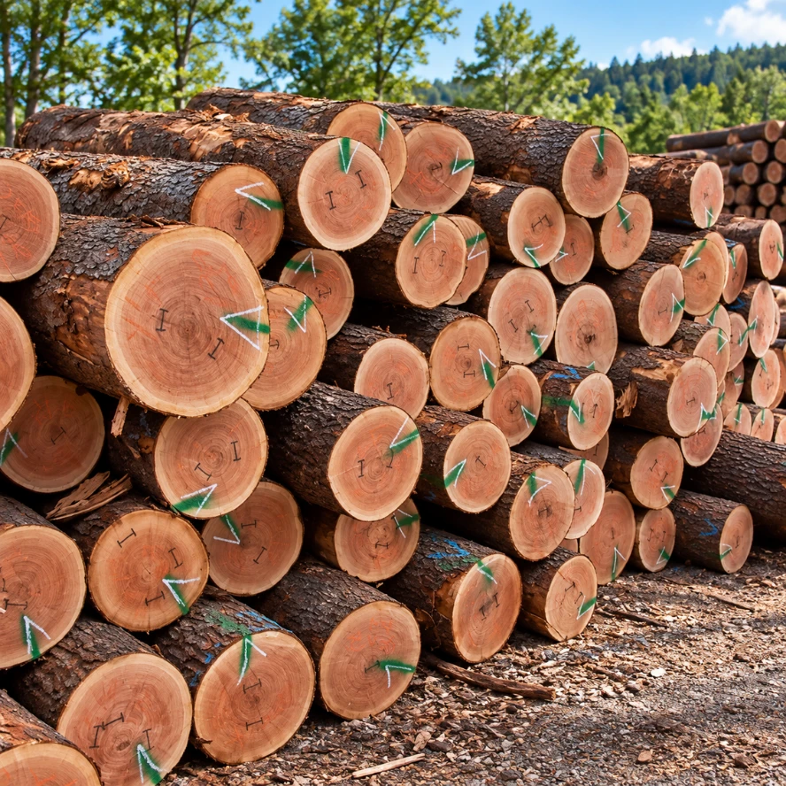Cherry Wood Logs