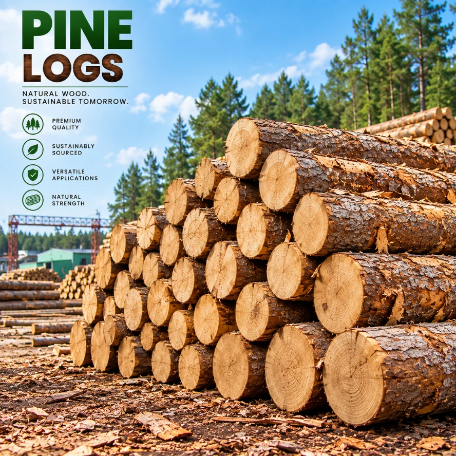 pine logs